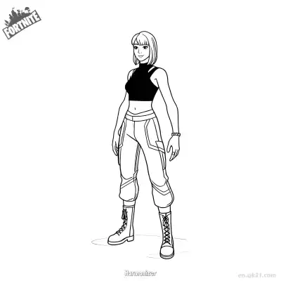 Free printable Harmonizer 02 Coloring Page - Free PDF Printable Fortnite Coloring Sheets coloring page